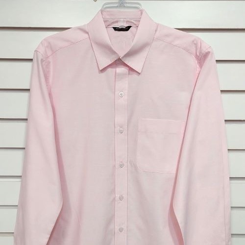 Solid color pre-dyed long-sleeved casual shirt